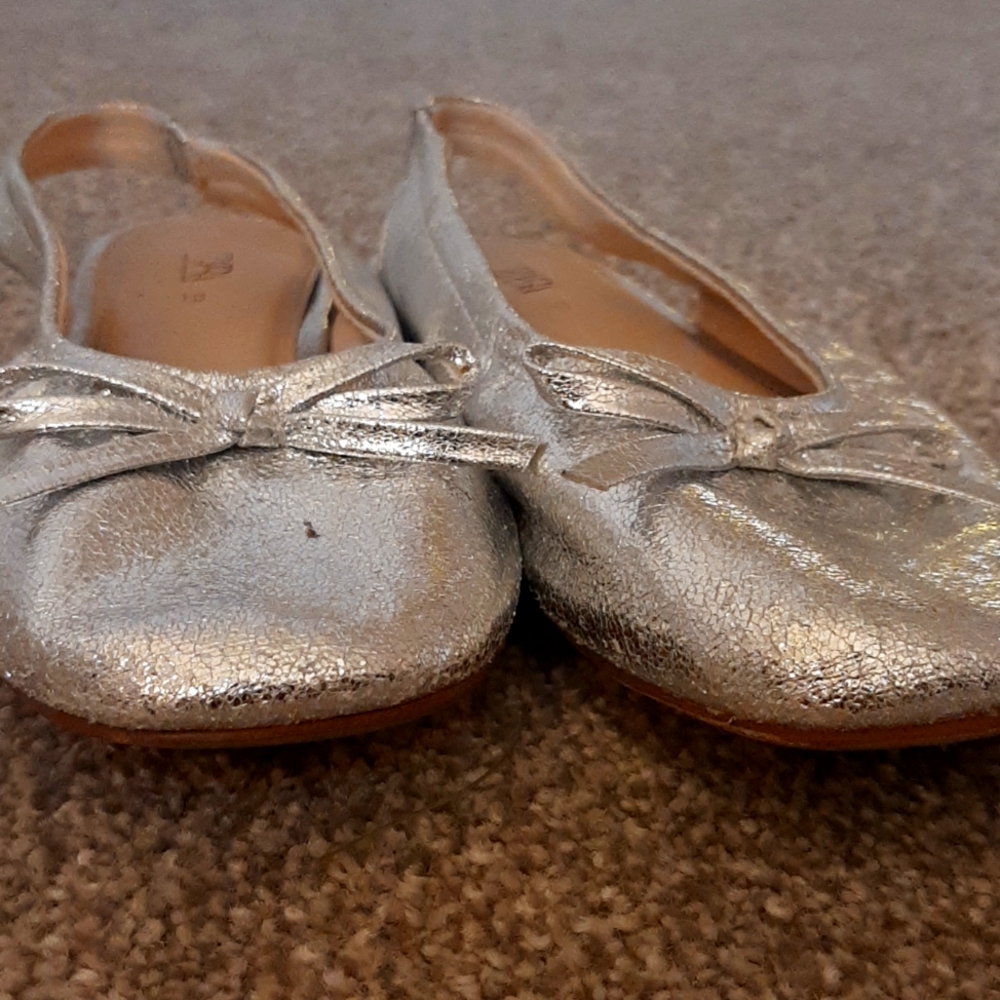 Silver Zara shoes